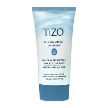 Минеральный солнцезащитный крем TIZO Ultra Zinc Mineral Sunscreen For Body & Face Non-Tinted SPF 40 100 г 260311 фото