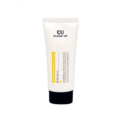 Сонцезахисний лосьйон з ліпосомами на стабільних фільтрах CU SKIN Clean-UP Blemish Sun Lotion SPF50+ PA++++, 60 ml Ф9 фото