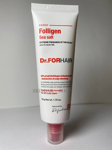 Пилинг для глубокого очищения кожи головы DR FORHAIR Folligen Sea Salt Scaler, 50 ml ЗВ99 фото