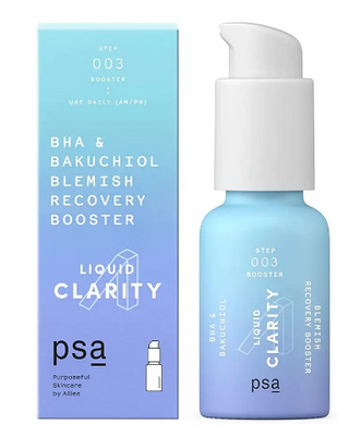 Відновлюючий бустер для боротьби з акне PSA Liquid Clarity BHA & Bakuchiol Blemish Recovery Booster, 15 ml C54 фото