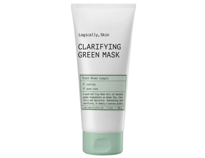 Очищувальна маска з глиною та спіруліною Logically, Skin Clarifying Green Mask, 100 g М139 фото