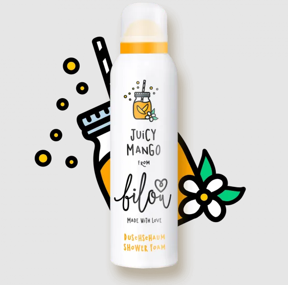 Пінка для душу Bilou Juicy Mango, 200 ml ДТ53 фото