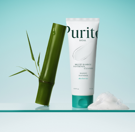 Гель для умивання з екстрактом бамбука та пантенолом Purito Seoul Mighty Bamboo Panthenol Cleanser, 150 ml В100 фото