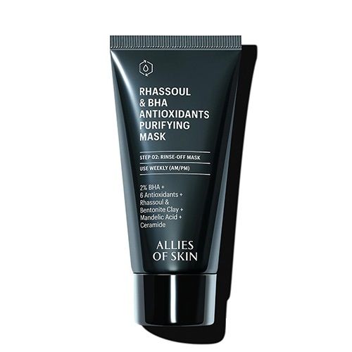 Очищающая маска для проблемной кожи Allies of Skin Rhassoul & BHA Antioxidants Purifying Mask, 50 ml М998 фото