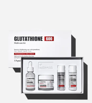 Набір мініатюр для обличчя проти пігментації з глутатіоном MEDIPEEL Glutathione Multi Care Kit, 1 шт