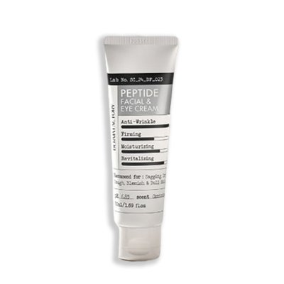 Пептидний крем для обличчя та очей Derma Factory Peptide Facial & Eye Cream, 50 мл 1234511 фото