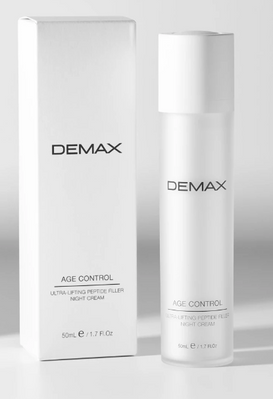 Нічний заповнюючий ліфтинг-крем із пептидами Demax Age Control, 50 ml K140 фото