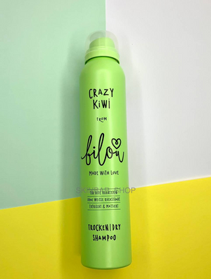 Сухий шампунь для волосся "Фруктово-солодкий ківі" Bilou Crazy Kiwi, 200 ml ЗВ8 фото