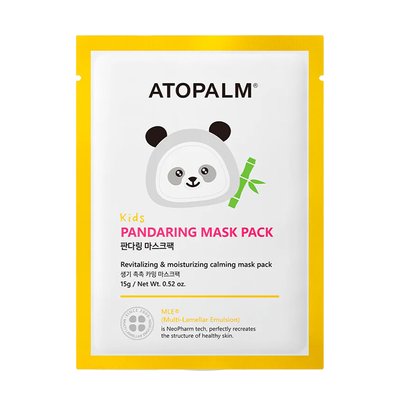 Маска тканинна заспокійлива для дітей Atopalm Pandaring Mask Pack Kids 15g*1ea(BOX) ДИ19 фото