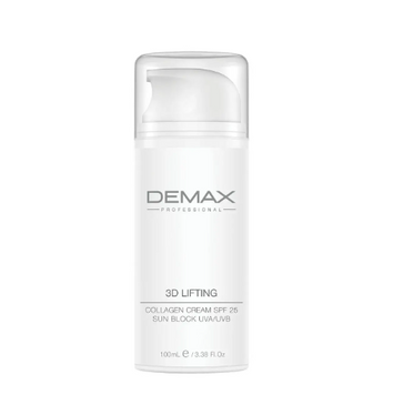 Колагеновий санблок SPF 25 Demax 3D Lifting Collagen Sunblock SPF 25, 100 ml К172 фото