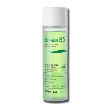 Тонер відновлювальний з кислотами Medipeel Phyto Cica-Nol B5 AHA BHA Vitamin Calming Toner 150 ml 03049 фото