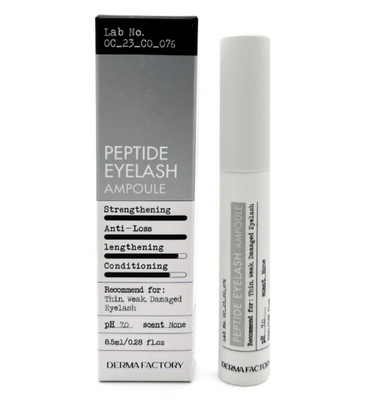 Сироватка поживна з пептидами для вій Derma Factory Peptide Eyelash Ampoule, 8.5 мл 10560 фото