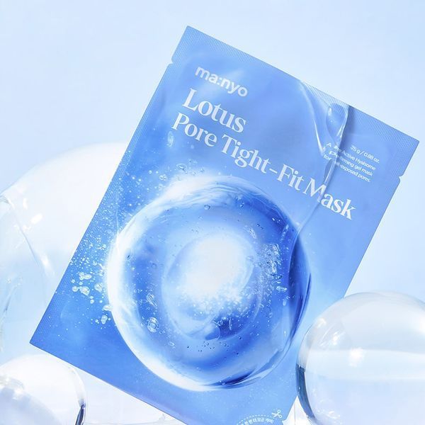 Маска тканинна порозвужуюча Manyo Lotus Pore Tight-Fit Mask (25g/1sheets) 08012 фото