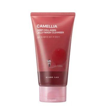 Очищающий гель-маска с экстрактом камелии и коллагеном ROUND LAB Camellia Deep Collagen Jelly Mask Cleanser, 150 мл 29083 фото