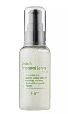 Сироватка з екстрактом центелли азіатської PURITO Centella Unscented Serum, 60 ml С49 фото