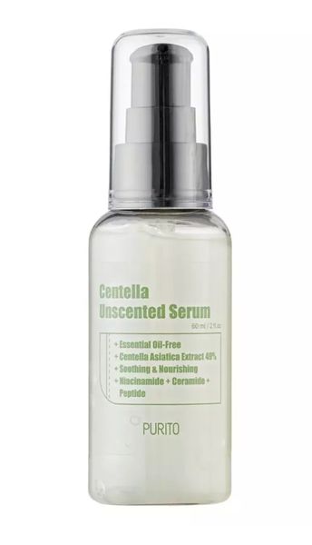 Сыворотка с экстрактом центеллы азиатской PURITO Centella Unscented Serum, 60 ml С49 фото