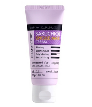 Омолаживающий крем с бакучиолом 1% и спикулами 20 000 ppm Derma Factory Bakuchiol Spicule Max Cream, 30 мл К206 фото