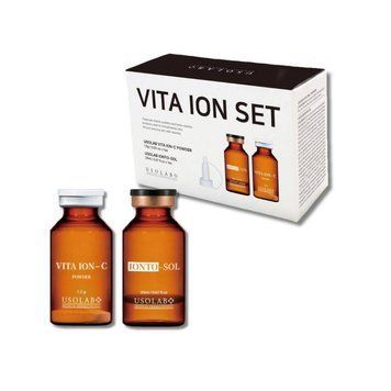 Осветляющий, антиоксидантный и омолаживающий набор USOLAB Vita Ion-C Set 20 мл + 1,5 г С409 фото